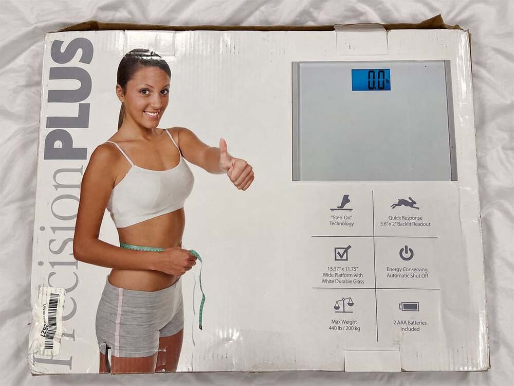 Precision Plus Wide Platform Digital Bathroom Scale